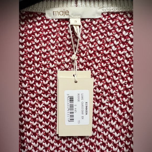 Maje | Long Knit Cardigan - Picture 3 of 4